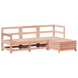 vidaXL 4dílná zahradní sedací souprava masivní dřevo douglasky (3250778)