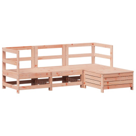 vidaXL 4dílná zahradní sedací souprava masivní dřevo douglasky (3250786)